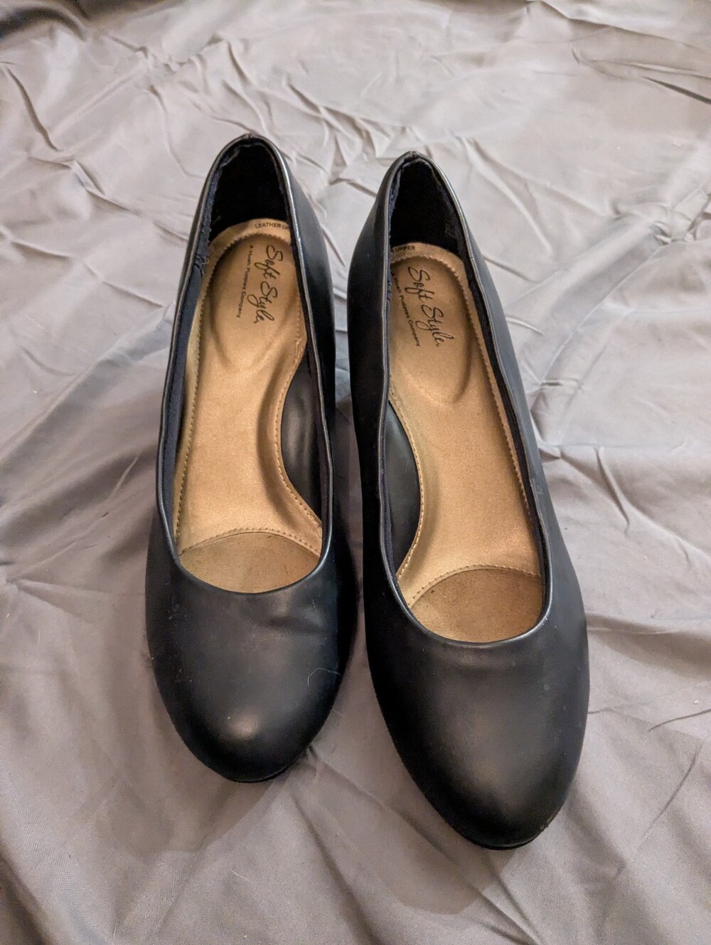 black heels
